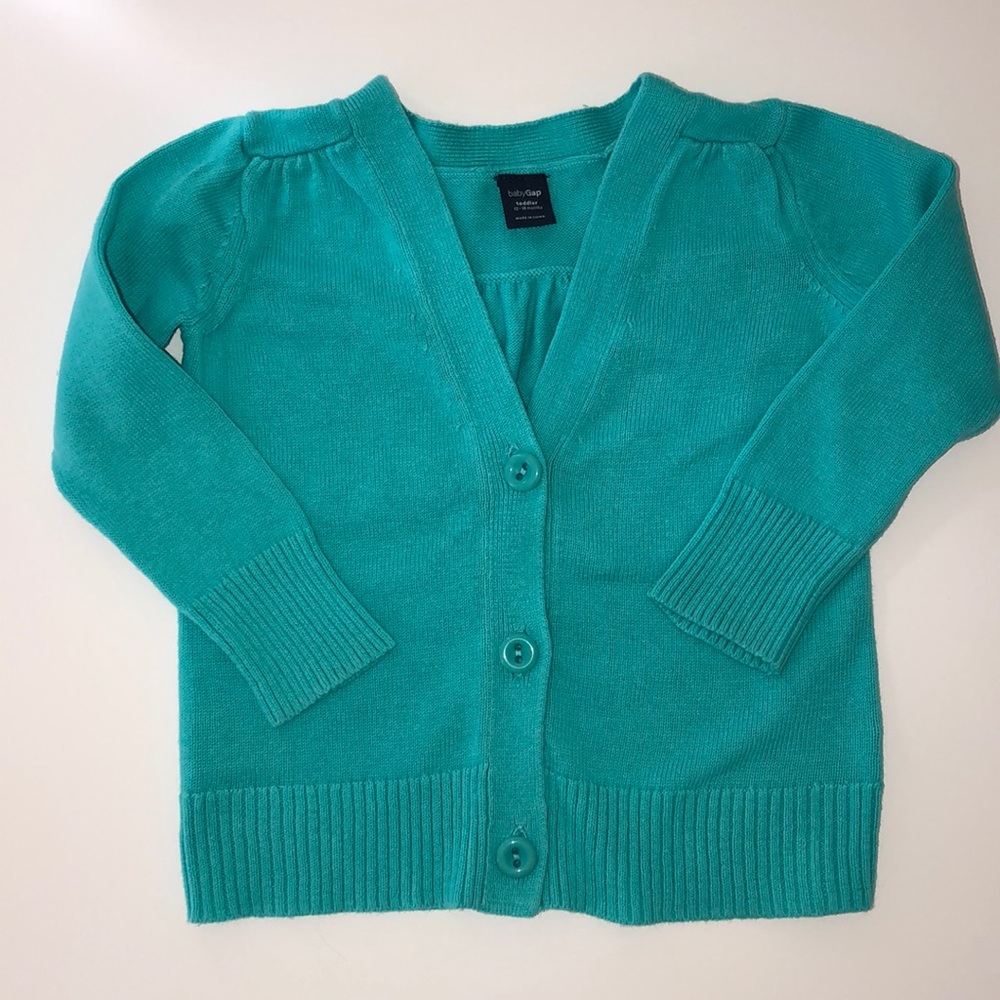 Baby Gap Teal Cardigan